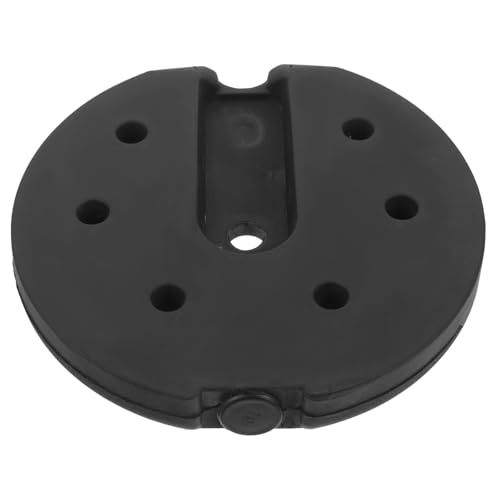 TEMPNAP Base de Lámpara de Hierro Redonda de 170 Mm de Diámetro y 22 Mm de Grosor Contrapeso para Lámpara de Escritorio Pieza Metálica Estable de Pie Accesorio DIY para Iluminación