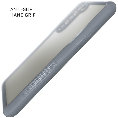 Image of Ghostek Covert Samsung Galaxy S23 Plus Clear Case with Military Grade Shockproof Protection, Non-Slip Grip, Protective Silicone Phone Cover Designed for 2023 Galaxy S23+ (6.6 inch) (Gray)
