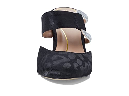 Cole Haan Women's Gabbie Jewel Mule 80Mm Pump, Black Satin, 7.5 #TOP1