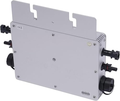 Image of IOENC 700W Grid Tie Inverter, Solar Grid Tie Micro Inverter Waterproof IP65 DC54V PV Input AC110V Output for Solar Panel for Various Household Appliances