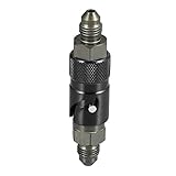 X AUTOHAUX AN3 3AN Car Motorcycle Quick Release Disconnect Dry Break Coupling Fitting Connector for Brake Hose Black