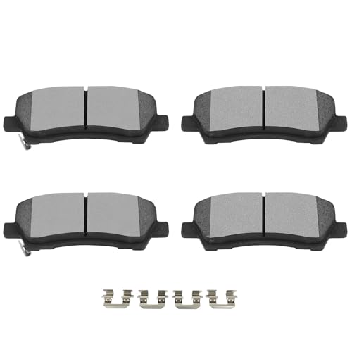 Image of SCITOO D1793 Ceramic Brake Pads Sets Rear w /Hardware Replacement For Ford For Mustang 2015 2016 2017 2018
