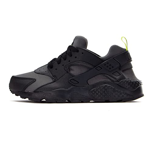 NIKE Huarache Run GS Trainers DZ5632 Sneakers Zapatos (UK 5 US 5.5Y EU 38, Iron Grey Black Volt 001)