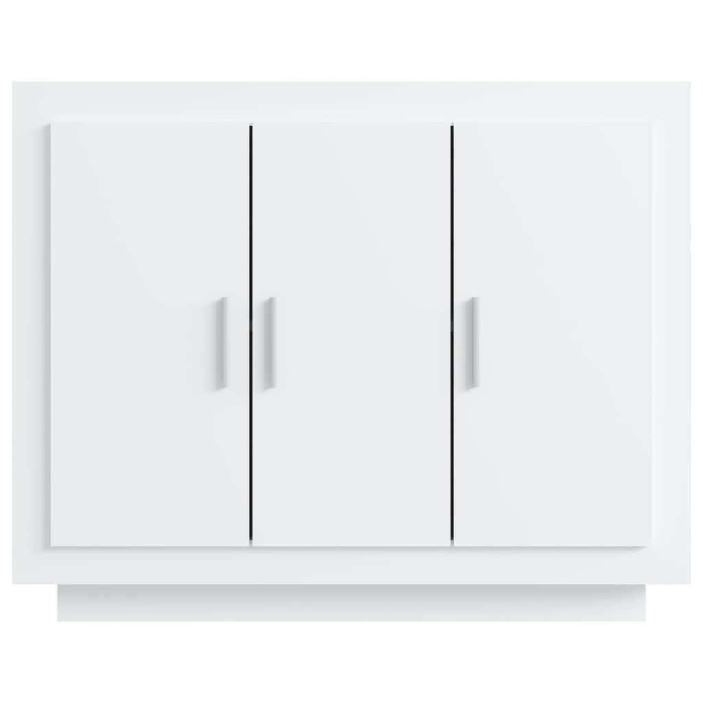 Credenza,Mobiletto Multiuso Madie moderne soggiorno Con scomparti Per Sala da Pranzo Salotto Corridoio Cucina Bianca 92x35x75 cm in Legno Multistrato