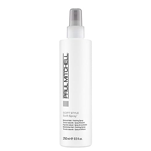 Paul Mitchell Soft Hairspray, Lightweight, Soft Hold + Brushable Finish, For All Hair Types, 8.5 fl.oz