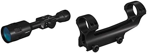 ATN X-Sight-4K, 3-14x Pro Edition Smart Day/Night Hunting Scope & Quick Detach Mount for 30mm Scope Tube, Black