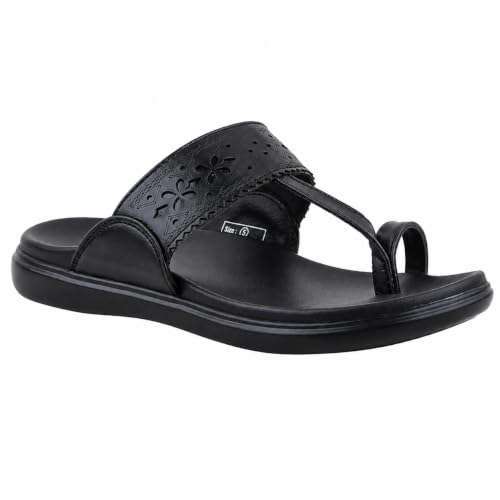 Image of Medifeet Women's Orthopedic Toe-Ring Sandals | Soft Cushioned Slip-On Comfort Slippers | Anti-Skid, Arch Support