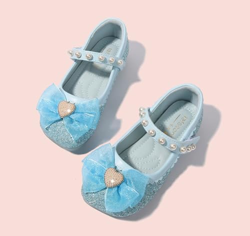 Girl's Ballerina Ballet Mary Jane Flats Bow Walking Wedding Flower Party Dress Shoes for Toddler/Little Kid2