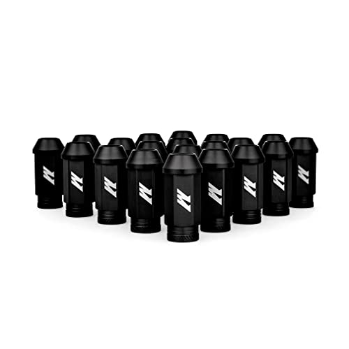Image of Mishimoto Aluminum Locking Black Lug Nuts Set, M12x1.25, 20 Pieces