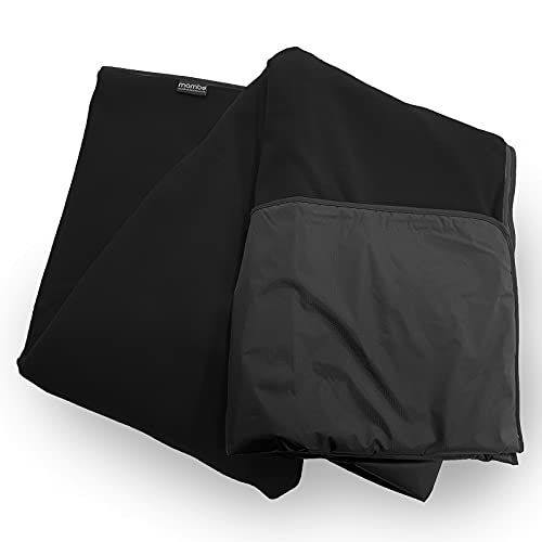 Large waterproof boat blanket by mambe - black - insulated wi…