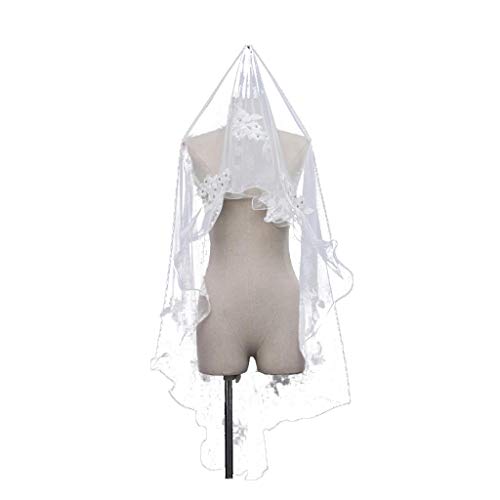 Meen Velo Nupcial, Nuevo Velo De Novia Corto Beige Hilo Suave Blanco Hilados De Seda De Bud Bud Buddy Hollow Accesorios De La Boda T1612094