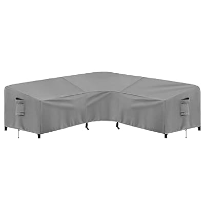 PureFit Outdoor Sectional Cover Waterproof L Shaped Patio Furniture Covers