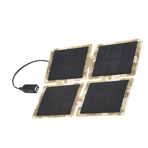 Pannello solare portatile Presa di ricarica per pannello multifunzionale pieghevole ad alta efficienza accessori da campeggio per monitor di dispositivi di sicurezza per telecamere di