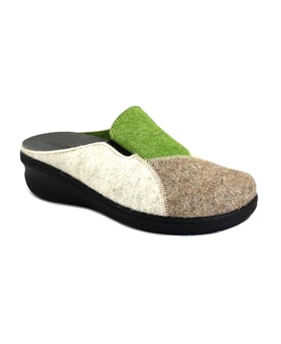 Chaussons femme taupe Melluso PD904W l'élégance du tissu à mémoire de forme