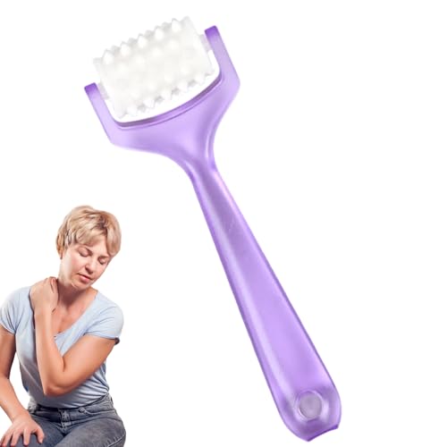 Gesichtsmassageroller | Muskelroller Stick Reisegröße - Handmassagegerät | Manuelles Triggerpunkt-Werkzeug für Gesicht, Beine & Rücken | Tiefengewebefreigabe für Nacken und Füße