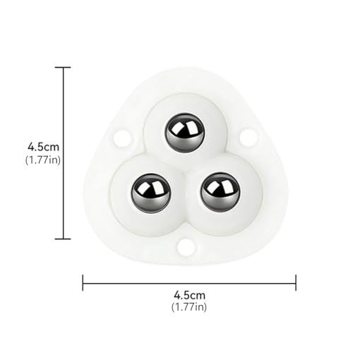 Rueda autoadhesiva de 360 grados pack de 16 mini ruedas giratorias para muebles pequeños 7