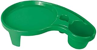 The Original Party Pal Plate and Utensil, 6 Pack, Kelly Green
