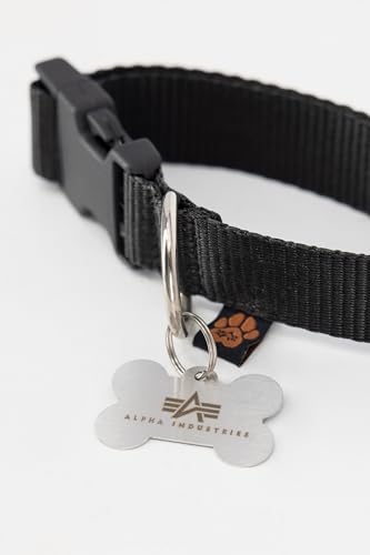 Collier Alpha Industries Basic Dog-Tag Black pour chien stylé - 4