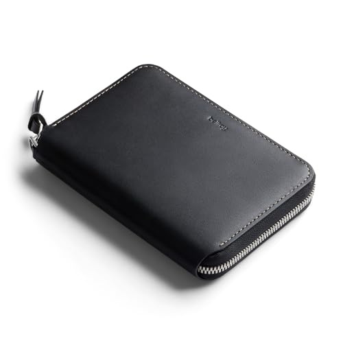 Bellroy Folio Wallet (compact leather folio/clutch wallet with space for cards bills and coins plus everyday essentials) - Black