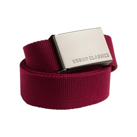 Urban Classics Adjustable Burgundy Canvas Belt Cover