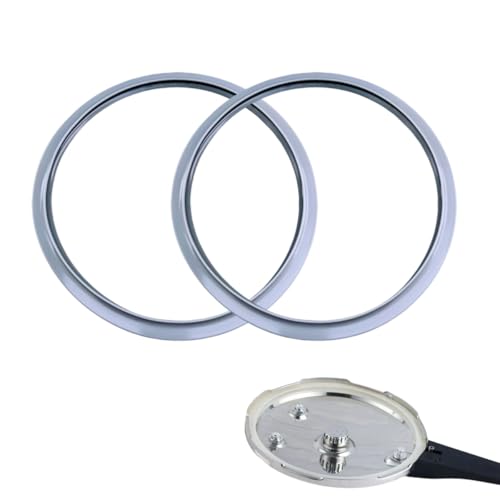 Ersatzteil Dichtungsring Schnellkochtopf 24cm für Fissler Silikon Dichtung Schnellkochtopf Ersatzteile für Fissler Blue Point Magic Vitavit Royal Vitaquick bis 2009 Töpfe 3L 4 5L 6 5L 8 5L (24cm*2)
