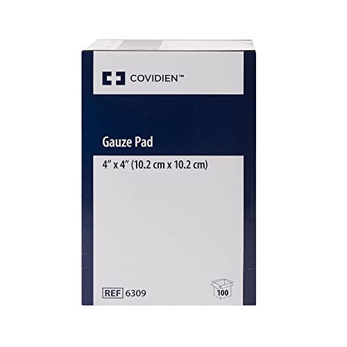 SurgiMac Gauze Sponge, 12 capas, cuadrado de 4 x 4 pulgadas, estéril miniatura 4
