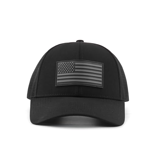 Image of Thin Blue Line, Thin Red Line American Flag, PVC Patch, Baseball Cap