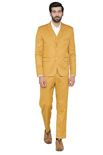 Image of WINTAGE Men's Polyester Cotton and Evening 3 Pc Suit
