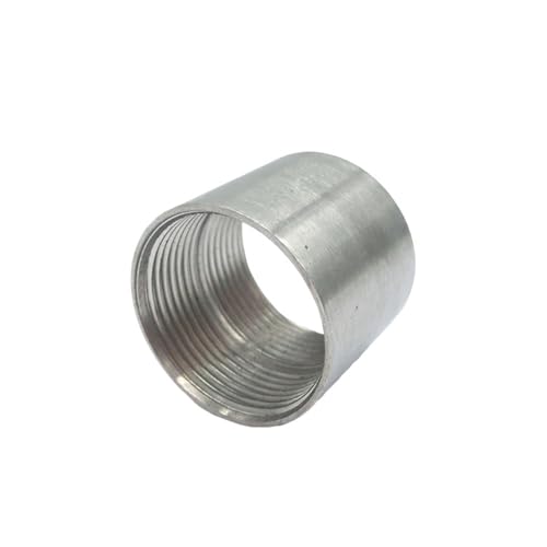 YINZHD Tuerca de Seguridad de Acero Inoxidable con Rosca Interna DN20/DN25/DN32/DN40/DN50, Accesorios for Elementos calefactores, 1 Unidad(SUS201 DN32)