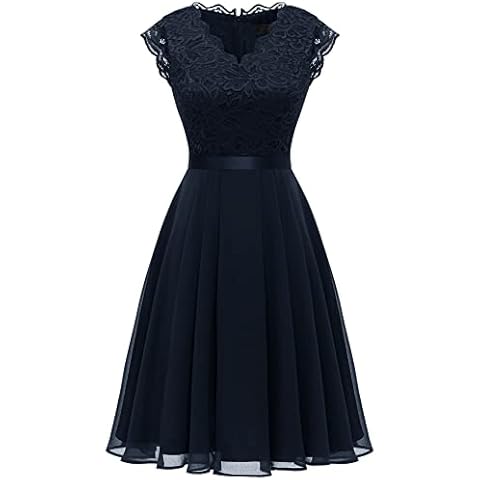 Dressystar Ladies Summer Cocktail Dress Navy XL Cover