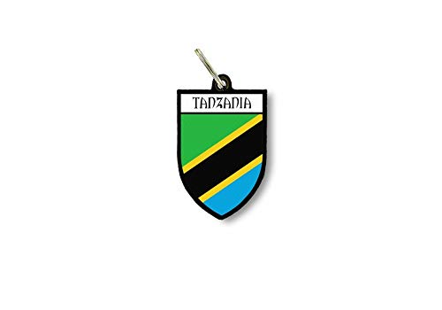 Porte cles clefs cle Drapeau Collection Ville Blason Tanzanie tanzanien