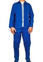 Générique Shanghai, echtes und authentisches China-Blau, schützt vor Beschädigungen, Original, Dengri, 100 % Baumwolle, für Damen und Herren, Unisex, traditionelles chinesisches Arbeitsblau, blau, 52