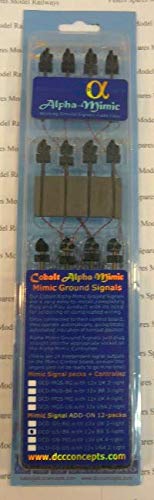 DCC Concepts DCD-GS-BR Mimic Ground Signal Add on Pack (Pk12) - BR 3 Light HO/OO Gauge