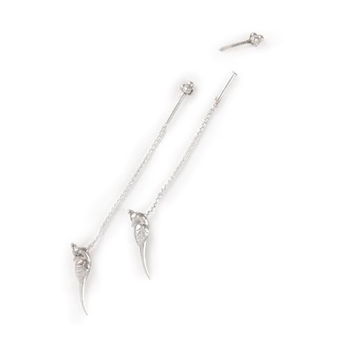 Image of Quirksmith 925 Sterling Silver Bugadi Earrings /Helix Piercing Studs with 925 Stamp And Certificate Of Authenticity /Gift for women