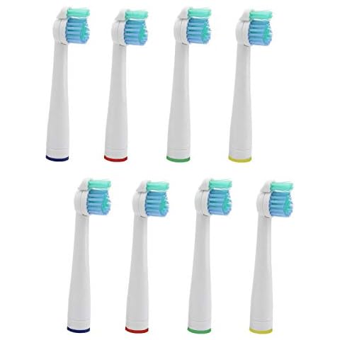 Juego de 8 cabezales de repuesto KongKay® para cepillos de dientes eléctricos Cover