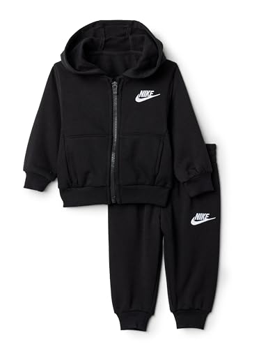 Image of Nike Baby Club Fleece Full-Zip Hoodie 2-Piece Set