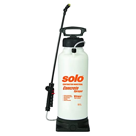 SOLO 378 3-Gallon Concrete Tank Sprayer W/Viton Seals and O-Rings, Large Base
