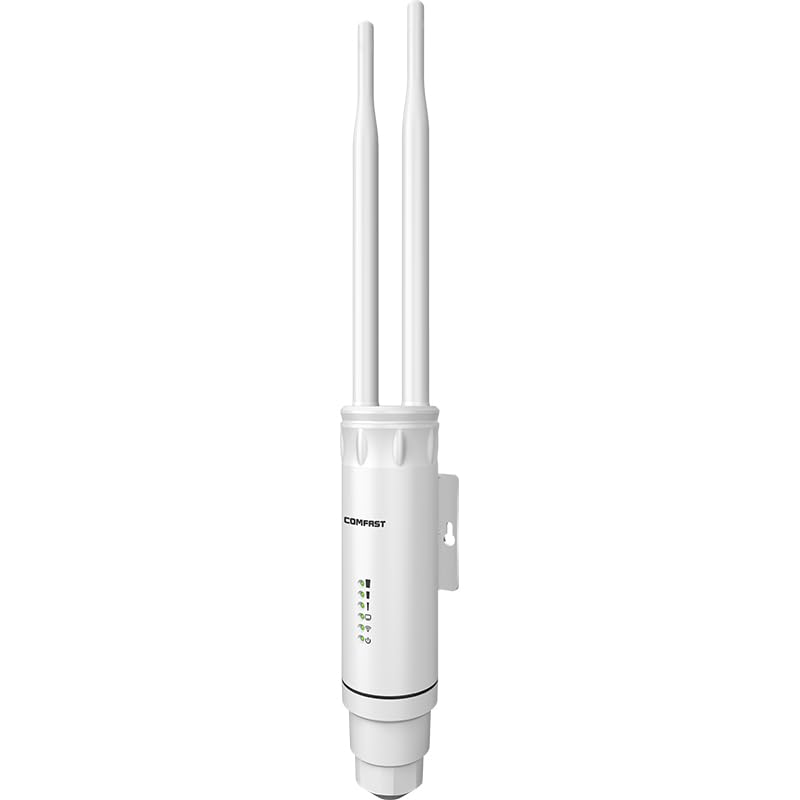 COMFAST EW74 Outdoor Point d'accès Repeteur WiFi Exterieur avec 24V PoE Port Ethernet, IP66, 1200Mbps Double Bande Amplificateur WiFi Exterieur