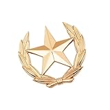 Combinant le symbolisme traditionnel avec un savoir-faire moderne, ces emblèmes de blé et d'étoile servent de cadeau significatif ou de souvenir précieux pour les collectionneurs de bijoux culturels