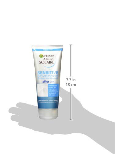 Garnier Ambre Solaire Hydrating Soothing Sensitive Advanced After Sun, Enriched with Cold Cream For Use On Face and Body 200 ml - Image 5
