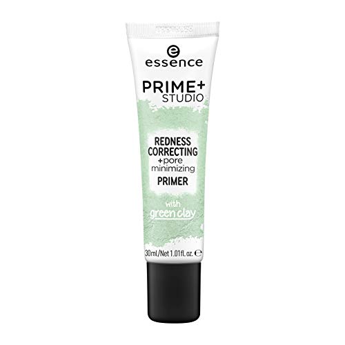 Essence Prime + Studio Corrector De Rojeces + Primer Minimizador De Poros