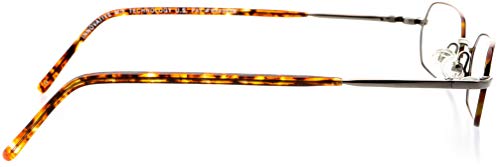 Optical Eyewear - Modified Oval Shape, Metal Full Rim Frame - for Women or Men Prescription Eyeglasses RX3