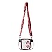 FOCO Ohio State Buckeyes NCAA Team Stripe Clear Crossbody Bag
