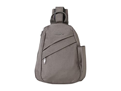 Image of Baggallini Medium Sling Backpack - 9 inchx11 inch Lightweight Sling Bag with Convertible Adjustable Shoulder Strap