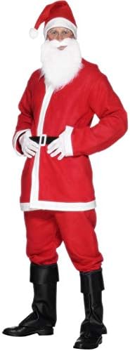 Smiffy's Disfraz Papa Noel con barba