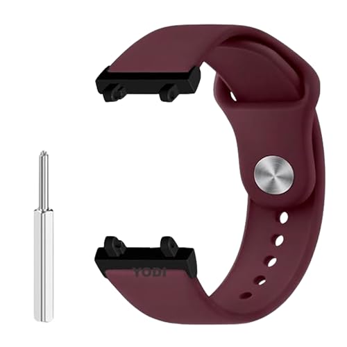 Image of YODI Strap Band Compatible with Amazfit T-Rex 2 Smartwatch Only Soft Silicone | Nylon | Chain | Leather Watch Straps with Installation Adjuster Tool For Amazfit TRex 2