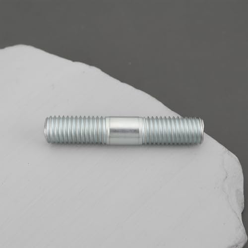 Pernos de escape M7 x 37mm de doble cabeza con rosca firme para motor Piaggio 7