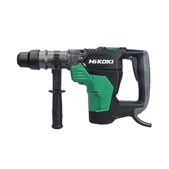 HIKOKI Dh40Mcs9Z-Corded Rotary Hammer Drill Machine With 1100 W,Sds-Max Chuck With Drilling Upto 40Mm&Core Drilling Upto 105Mm,2800 Rpm,7.1 Kg,Side Handle,Stopper,Carrying Case Included,Green