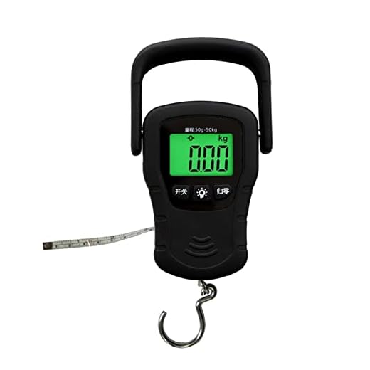 Accurate Digital Luggage Scale with Tape Measure