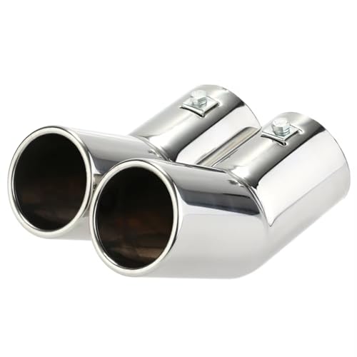 Silenciador escape acero inoxidable con tubos dobles para Golf 4 y Bora